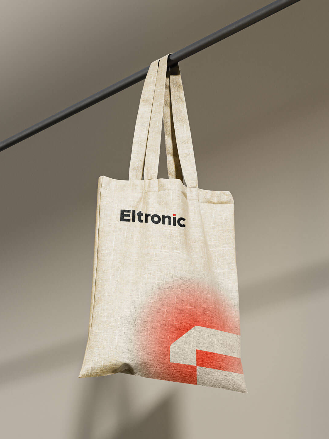 eltronic visual identity tote bag design by camilla wedege