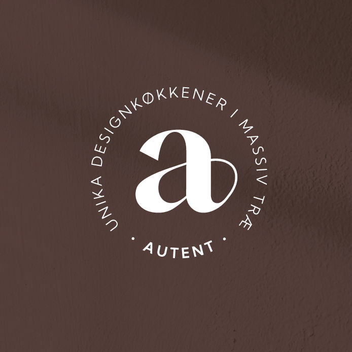 Autent logomark by Camilla Wedege