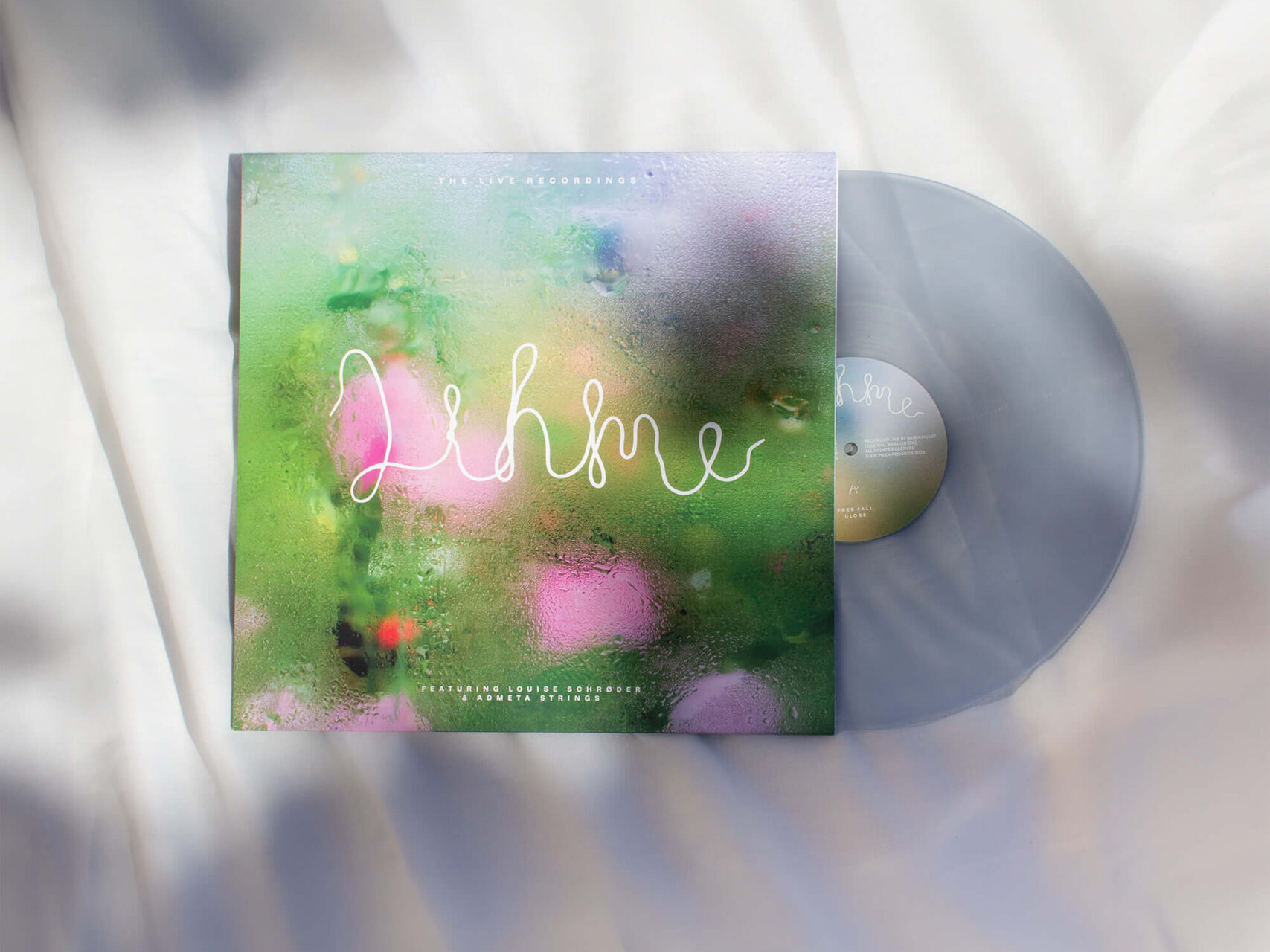 Lihme music colourful EP album cover design by Camilla Wedege