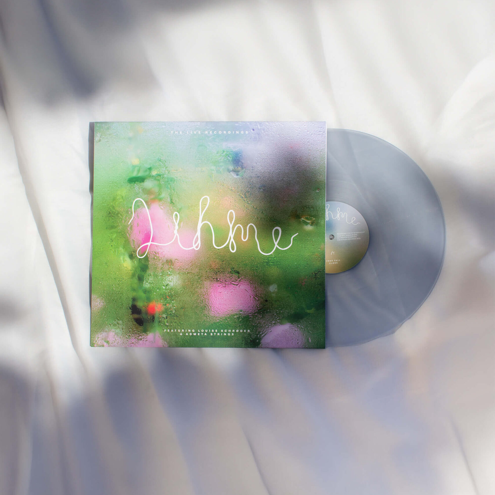 Lihme music colourful EP album cover design by Camilla Wedege