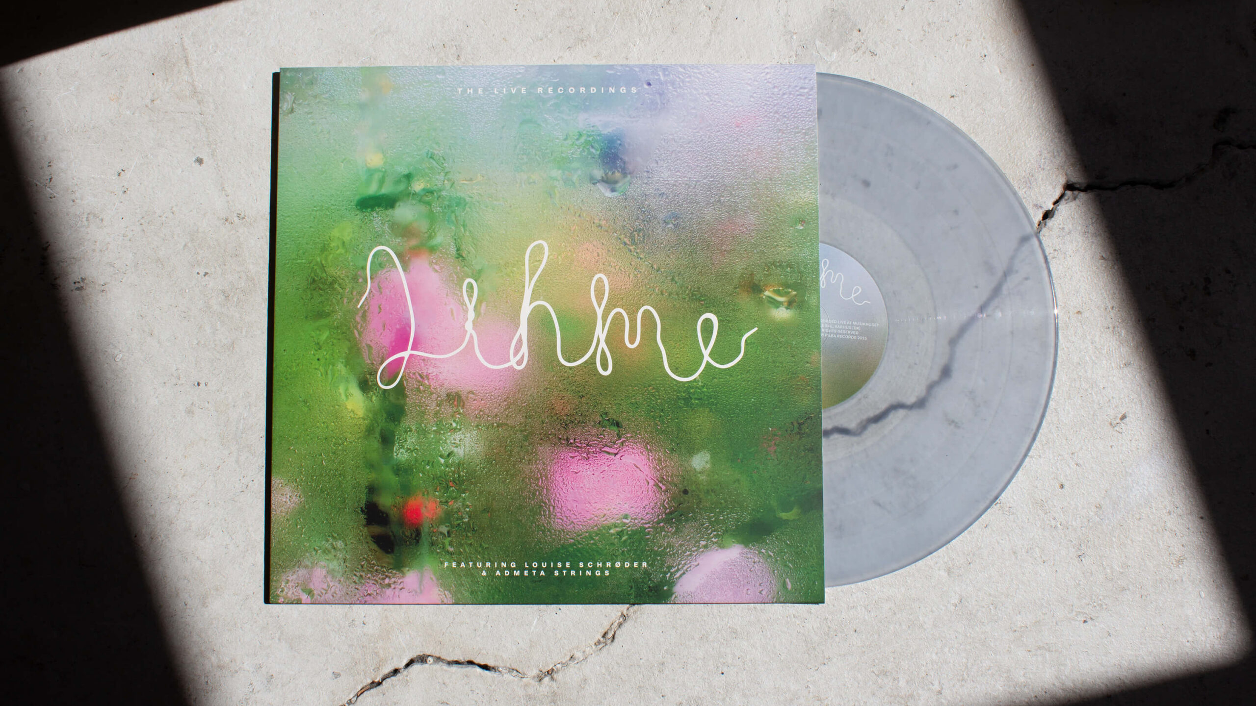 Lihme music EP vinyl cover design by Camilla Wedege