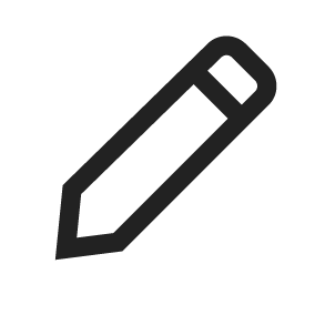 Custom pen icon by Camilla Wedege Studio