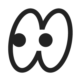 Custom big eyes icon by Camilla Wedege Studio