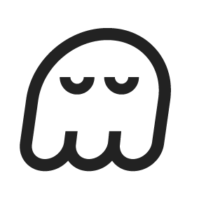 Custom Ghost icon by Camilla Wedege Studio